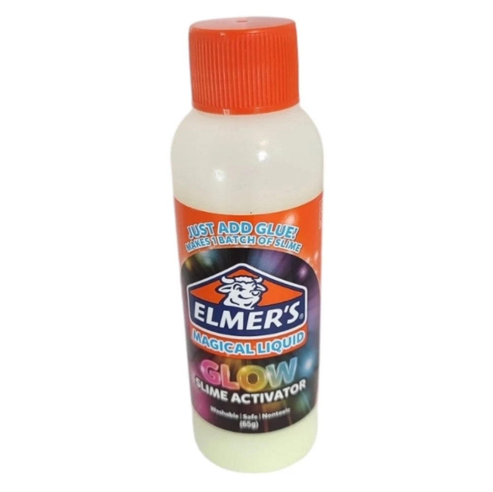 Elmer's Magical Liquid Glow Slime Activator 65g Washable Safe Nontoxic Glue